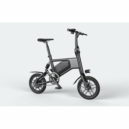 GRAN MOMENTO Urban Fashion Foldable Easy Carry Electric Bike, Black GR2968746